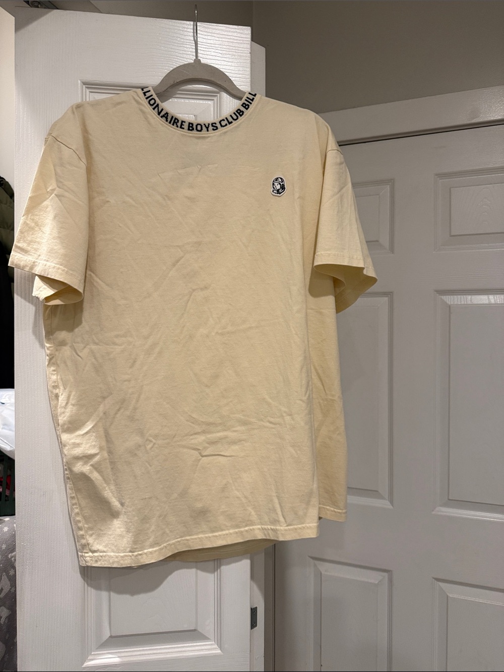 Billionaire Boys Club Cream Short Sleeve Logo Tee